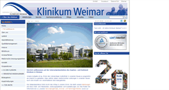 Desktop Screenshot of klinikum-weimar.net